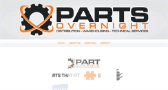 Desktop Screenshot of partsovernight.com.au